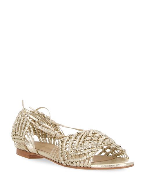 gold-tone calf leather sandals Paloma Barcelò | 24-1906CHICHIROCHAMPAGNE MN